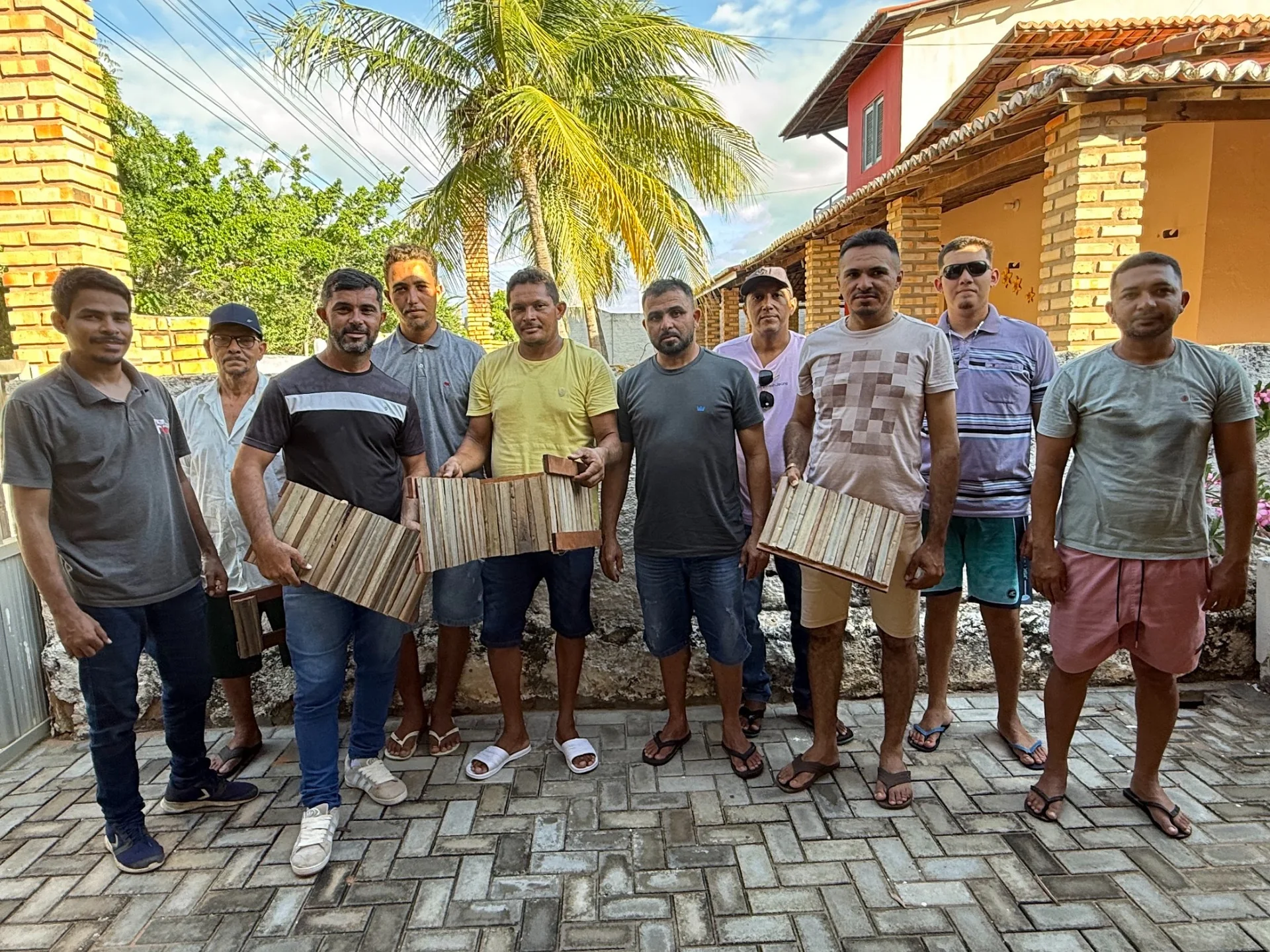 Participantes com componentes da colmeia